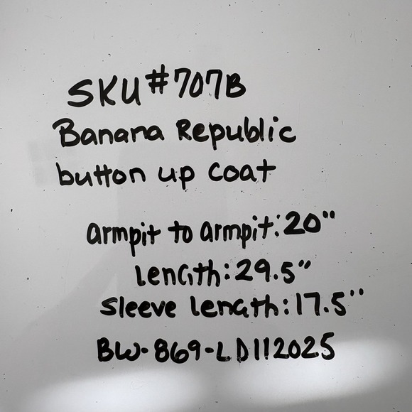 Vintage Y2K Banana Republic Water Resistant Mac Jacket Coat Cotton Green Size M - Picture 11 of 11
